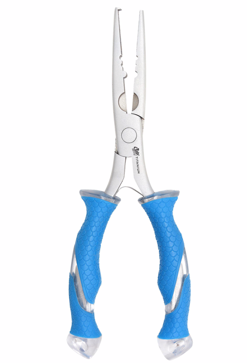 8" CUDA NEEDLE NOSE / SPLIT RING PLIERS (PINZA DE PUNTA ABRE ANILLAS) - Imagen 2
